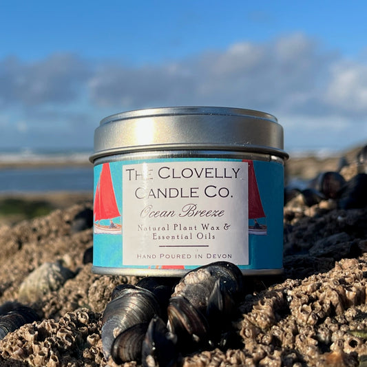 Coastal Candle - Aromatherapy Candle Ocean Breeze - Devon made