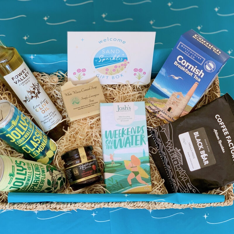 Holiday Home Welcome Hamper - Devon & Cornish - Sand and Sparkle