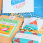 Devon Letterbox Gift Set with Nicola's chocolate, Clovelly ocean breeze soap and Devonshire tea