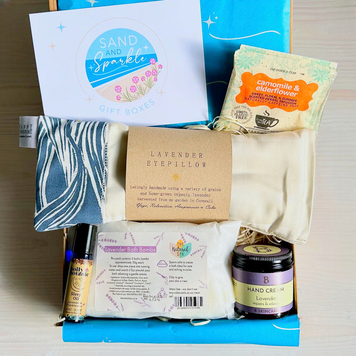 Wellbeing Box Wellbeing Gift Box | Self Care Box – Sand & Sparkle Gift Boxes